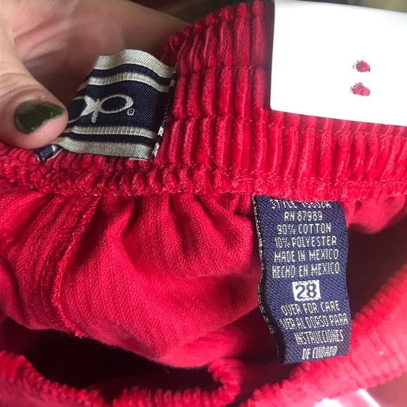 Vintage Ocean Pacific/Op Corduroy Highwaisted "Longriders" Skate Shorts, 26" - Picture 3 of 5